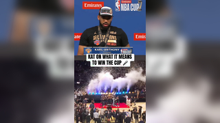 Karl-Anthony Towns on Winning the Emirates NBA Cup: “It Means Everything”