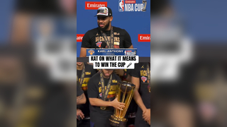 Karl-Anthony Towns on Winning the Emirates NBA Cup: “It Means Everything”