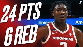 Adou Thiero's Career-High Performance vs #8 Baylor - 24 PTS & 6 REB | Nov 9, 2024