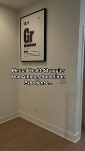 Mental health awareness is for athletes too! #mentalhealthmatters #le...
