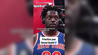 Julius Randle talks about putting his mental health first #juliusrand...