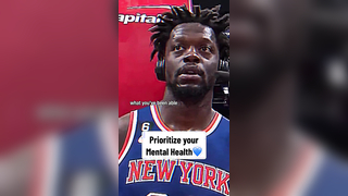 Julius Randle talks about putting his mental health first #juliusrand...