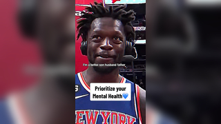 Julius Randle talks about putting his mental health first #juliusrand...