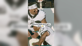 We need Smitty mic'd up 24/7 #devontasmith #eagles #philly #micdup ...