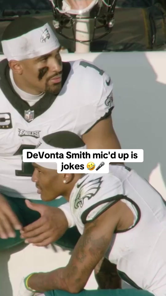 We need Smitty mic'd up 24/7 #devontasmith #eagles #philly #micdup ...