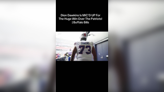 Dion Dawkins Is MIC'D UP For The Huge Win Over The Patriots! | Buffal...