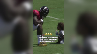 Mohamed Sanu is the best dad Throwback to this mic'd up moment #atl...