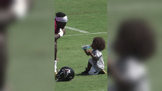 Mohamed Sanu is the best dad Throwback to this mic'd up moment #atl...