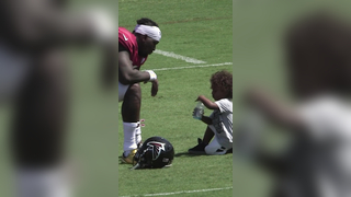 Mohamed Sanu is the best dad Throwback to this mic'd up moment #atl...