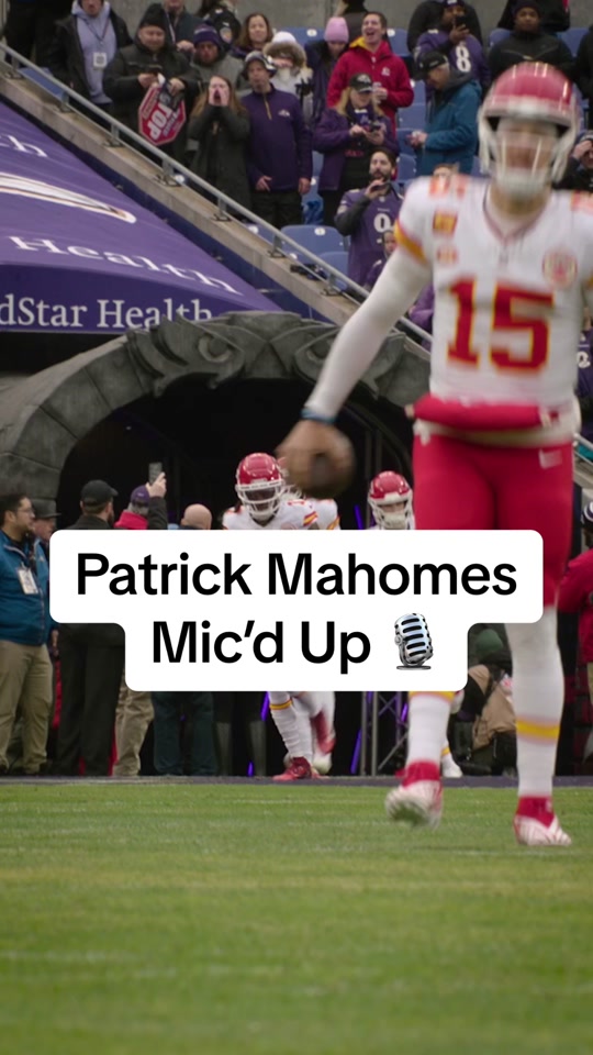 Buckle up. QB1 was mic’d up in Baltimore #micdup #nflplayoffs #ch...