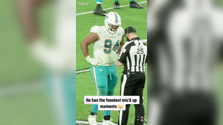 Christian Wilkins mic’d up is pure comedy#sports #nfl #nflfootbal #...