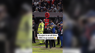 You have to love Jon Gruden MIC’d up #nfl #nflfootball #gruden