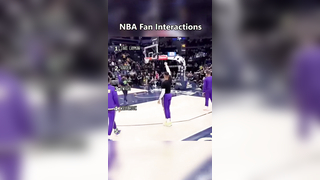 Fan Interactions in the NBA #nba #basketball #sports #foryou #fyp