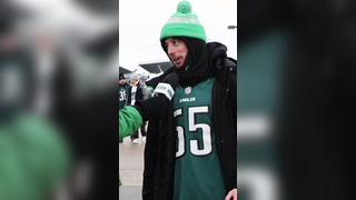 Eagles fans react to the win #flyeaglesfly #gobirds #philly #nfl #spo...