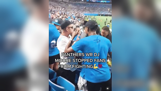 DJ Moore stopped Panthers fans from fighting ( KeepPoundingTV TW) #...