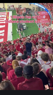 Illinois Fan vs The World! #fanedit #fan #sports #collegefootball #c...