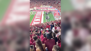 Illinois Fan vs The World! #fanedit #fan #sports #collegefootball #c...