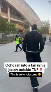 Ocho loves his fans (: ochocinco/X) #bengals #cincinnati #ocho #o...