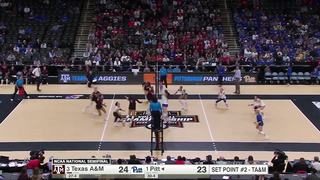 Texas A&M Battles Pitt in 2025 NCAA Volleyball Semifinal