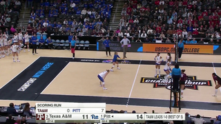 Texas A&M Battles Pitt in 2025 NCAA Volleyball Semifinal
