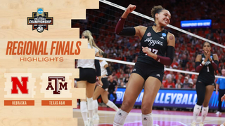 Texas A&M Battles Nebraska in 2025 NCAA Volleyball Regional Final