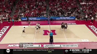 Texas A&M Battles Nebraska in 2025 NCAA Volleyball Regional Final