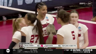 Texas A&M Battles Nebraska in 2025 NCAA Volleyball Regional Final