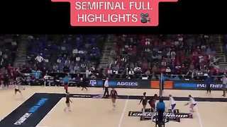 Texas A&M vs. Pitt | Full Highlights | NCAA Volleyball Semifinals