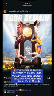 so much parity in college volleyball. it all starts TODAY! which te...