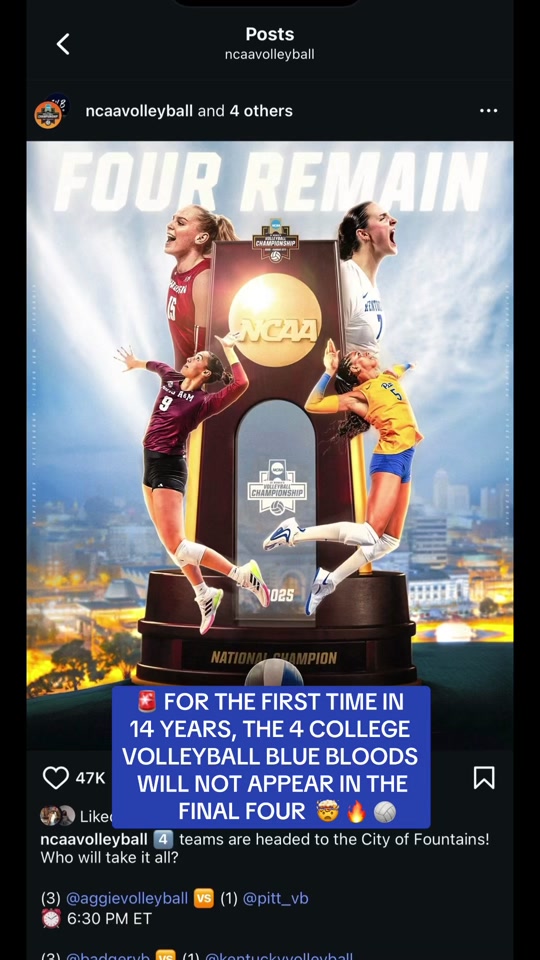 so much parity in college volleyball. it all starts TODAY! which te...