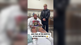 Glad to see he’s okay (via @Jake Paul) #boxing #jakepaul #anthonyjo...