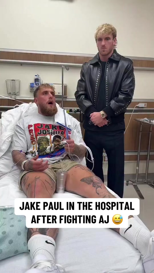 Glad to see he’s okay (via @Jake Paul) #boxing #jakepaul #anthonyjo...