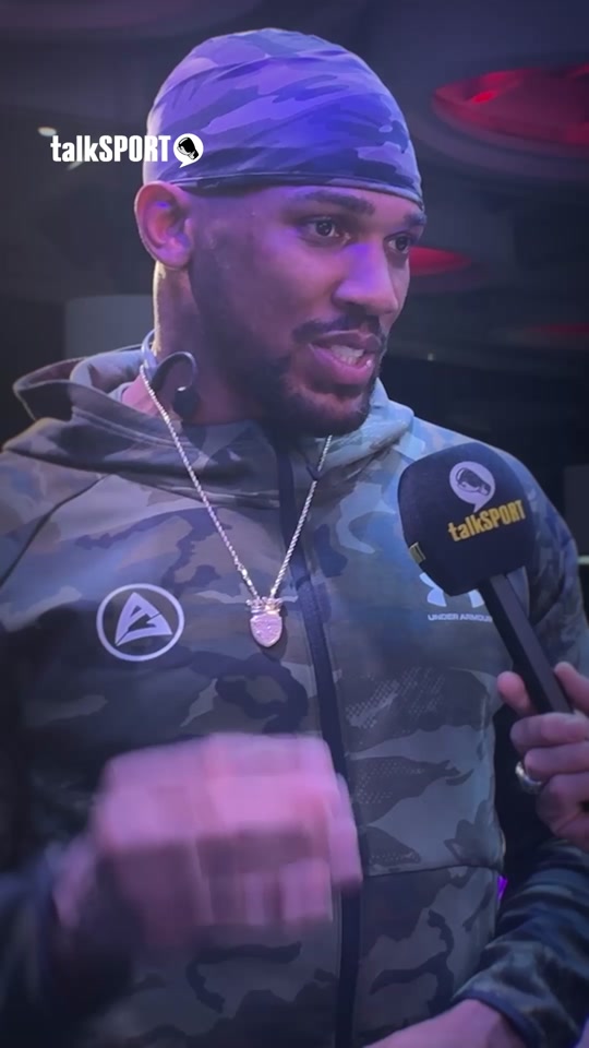 Anthony Joshua speaks to talkSPORT after his sixth round knockout win...