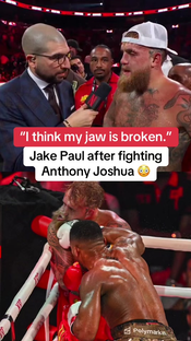 Jake Paul kept it real after his fight with Anthony Joshua Live onl...