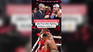 Jake Paul kept it real after his fight with Anthony Joshua Live onl...