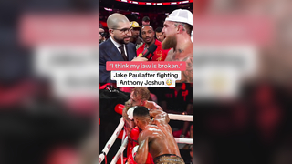 Jake Paul kept it real after his fight with Anthony Joshua Live onl...