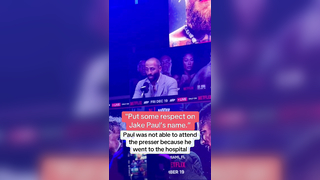 Jake Paul has gone to the hospital with an apparent broken jaw Live o...