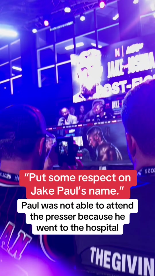 Jake Paul has gone to the hospital with an apparent broken jaw Live o...