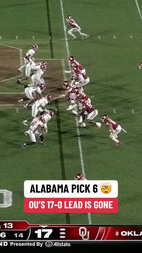 SOONERS STORM BACK #OklahomavsAlabama #collegefootball #football #s...