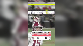 Alabama rallies from down 17-0 to defeat Oklahoma in the CFP #colle...