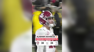 Alabama rallies from down 17-0 to defeat Oklahoma in the CFP #colle...