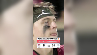 Alabama rallies from down 17-0 to defeat Oklahoma in the CFP #colle...