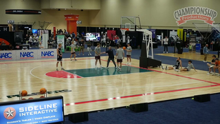 Catch & Shoot Baseline Out-of-Bounds Play! ROCKET!! Tight to the Rim for a Lob!!