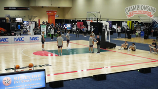 Catch & Shoot Baseline Out-of-Bounds Play! ROCKET!! Tight to the Rim for a Lob!!