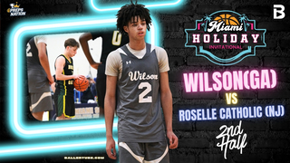 Roselle Catholic Defeats Wilson Academy (GA) 68–61 | Miami Holiday Invitational Highlights