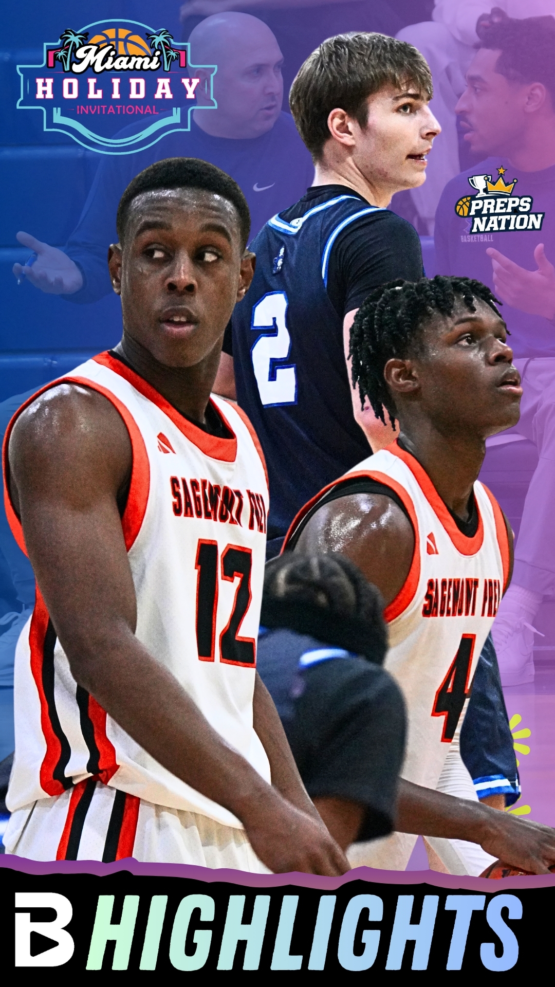 Sagemont Prep Takes Down Seton Hall Prep | Miami Holiday Invitational Highlights