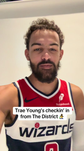 Trae Young Shouts Out D.C. Fans
