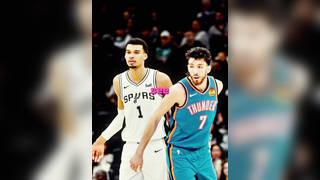 Victor Wembanyama DEFEATS OKC @NBA @Victor Wembanyama @Shai Gilgeo...