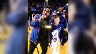 Young Fan SHOCKS Steph Curry @NBA @Noah Cutler #nba #basketball #e...