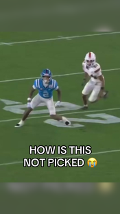 Canes should have like 3 interceptions rn (via @ESPN) #miami #cfp #...